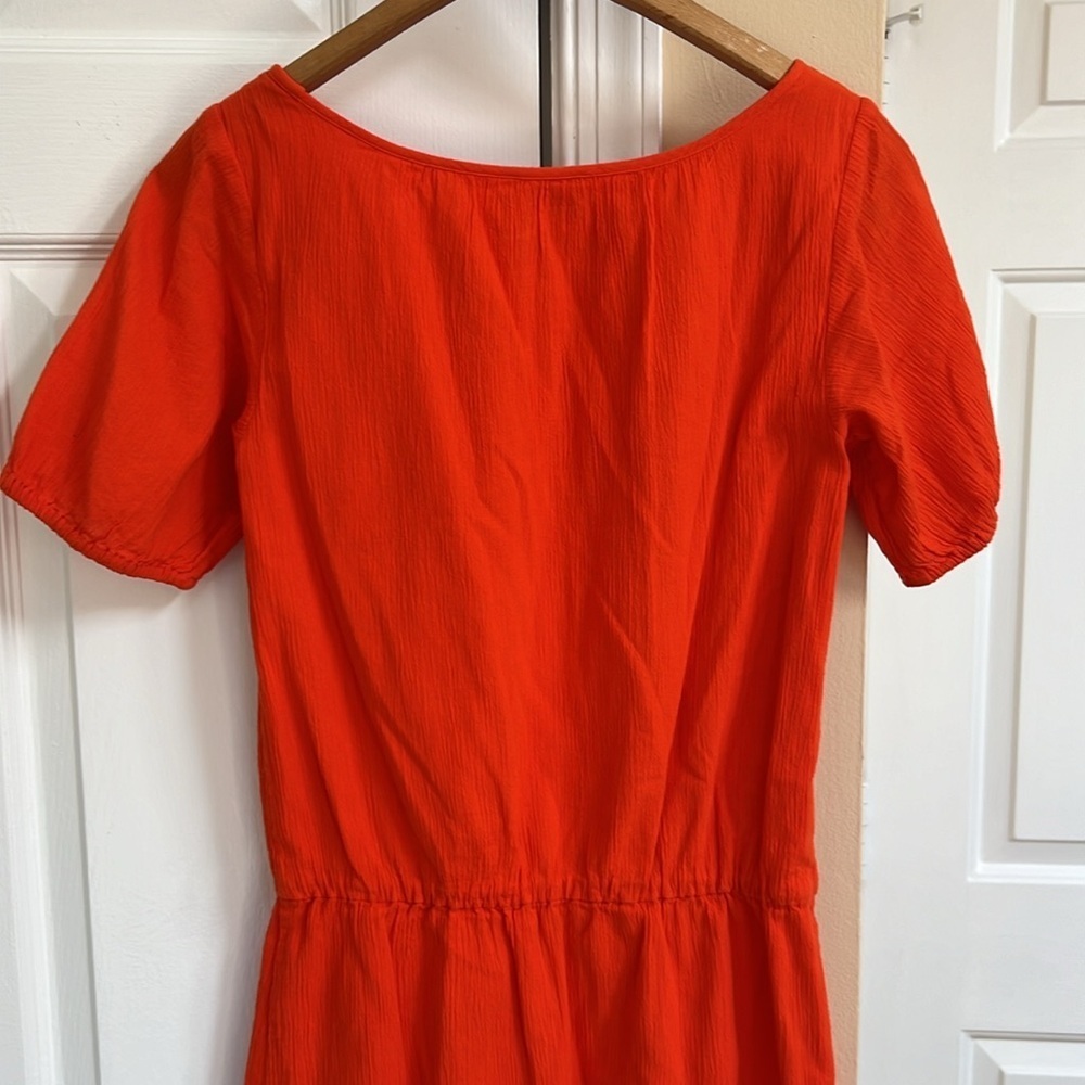 J Crew Coral Gauze Dress - Picture 5 of 5